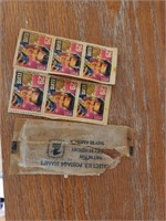 Elvis Stamps-Some stuck together