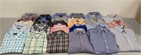 Men's Button Down Dress Shirt Lot- Large