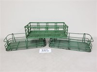 3 Vintage Rubber Coated Wire Dish Racks (No Ship)