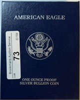 2006 W American Silver  Proof Eagle in Box COA