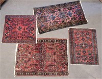 Group Of 4 Oriental Rugs. Hamadan