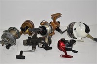 Six Fishing Reels - Berkley Fusion, Compac, Shake-