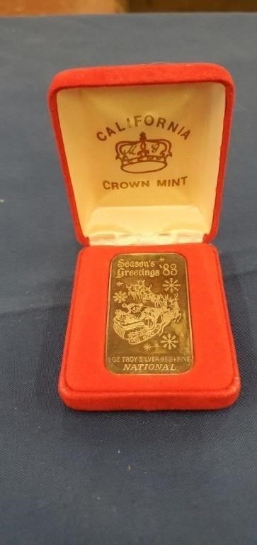 1 1983 California Crown Mint ingot,