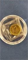 1 1986 Candadian Maple Leaf $10 gold piece 1/4