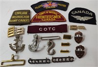 Vintage Canadian Military Badges