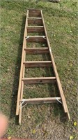 8 ft wooden ladder