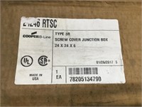 Type 3R Screw Cover Junction Box