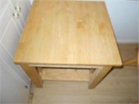 Small Square Pine Table