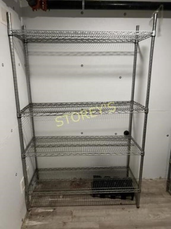 4 Tier Metro Rack - 4' x 18 x 75