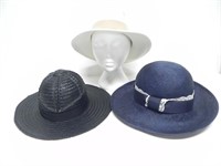 2 STAW & 1 FELT HAT-BOUTQUE KATES, ANITA PINEAULT