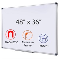 DexBoard 48 x 36-in Magnetic Dry Erase Board with