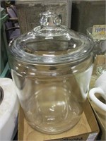 Large Glass Cannister w/ Lid