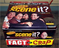 Seinfeld Scene It D V D & Fact Or Crap Board Games