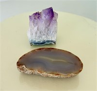 Genuine Agate & Amethyst Lot