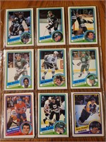 (9) 84-85 OPC Hockey Cards