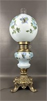 Vintage Hand Painted Banquet Lamp