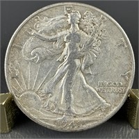 1941 Walking Liberty Silver (90%) Half Dollar