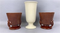 Trio of Vintage  Haeger Vases
