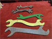 Old tractor wrench lot.