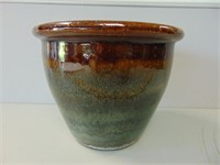 Glazed Pottery Flower Pot