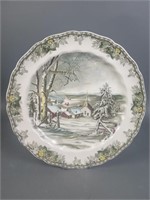 The Friendly Village by Johnson Bros 14" plate