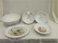 A Lot of "Wildflower Meadow" Bowls and Platters