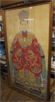 Chinese Ancestor Portrait on Silk Large