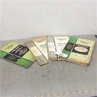 4 John Deere operating manuals