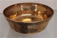 Antique Chinese Brass Singing Bowl Signed 7 x