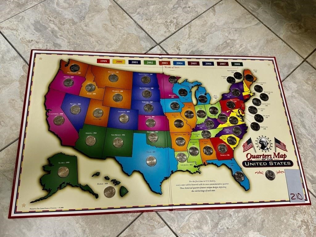 United States Quarter Map