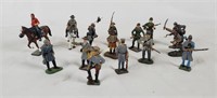 Lot Of Assorted Cast Metal Figures & Horses