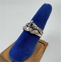 14k Gold Diamond Montana Yogo Sapphire Ring