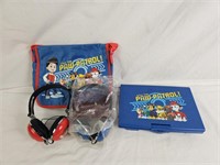 Paw Patrol Childrens Portable Dvd Player W/ Bag