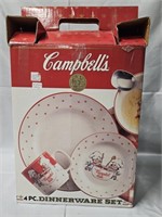 VINTAGE CAMPBELLS KIDS 4PC DINNERWARE SET STILL