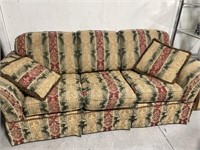 Three Seater Couch With Accent Pillows, 87x36x36 "