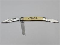 Limited Edition Scrimshaw USA Schrade Knife