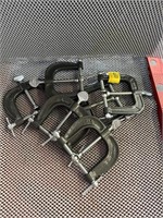 6pc METAL CLAMPS