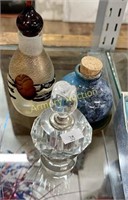 ART GLASS PERFUME BOTTLES - POTTERY BOTTLE