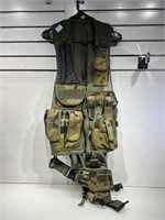 Tactical Vest with Holsters and Pouches