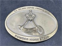 Powderhorn Boy Scouts Of America Belt Buckle