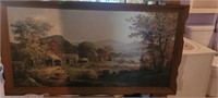 Country Scene Picture 51"x28"