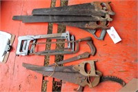 8 Hand Saws & 3 Hack Saws