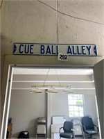 Cue Ball Alley Sign