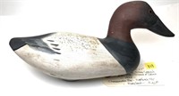 Capt. Harry Jobes Canvasback wooden carved