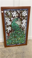 Peacock Stained Window