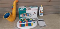 Child's musical toys, working, 2 Fisher-price