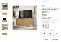 B4004  Fluted TV Stand 70" by Drew Barrymore