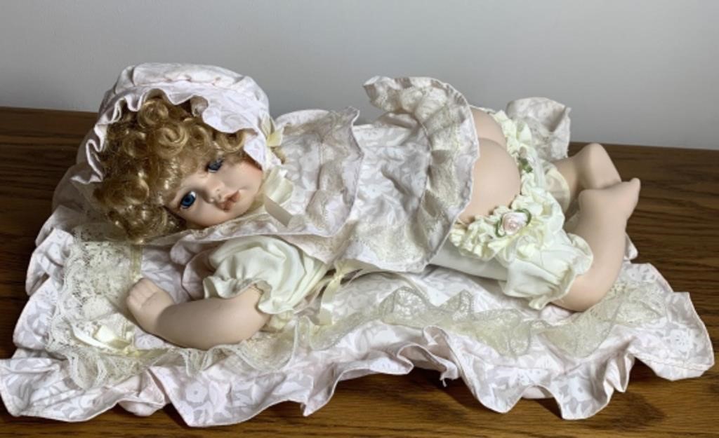 Porcelain Baby Doll Bare Tushy