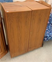 Walnut Mid Century Two Door Desk Unit