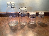 Glass mason jars